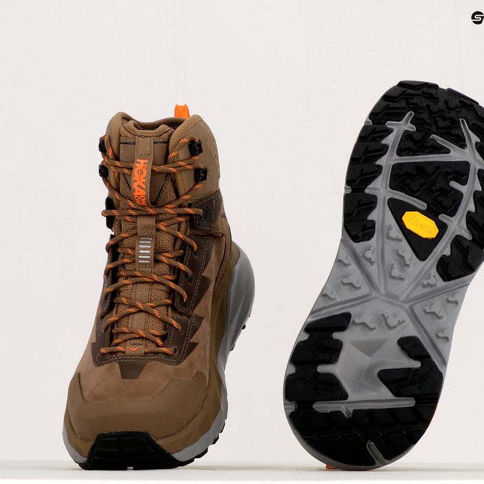 Men's trekking boots HOKA Kaha GTX brown 1112030 9