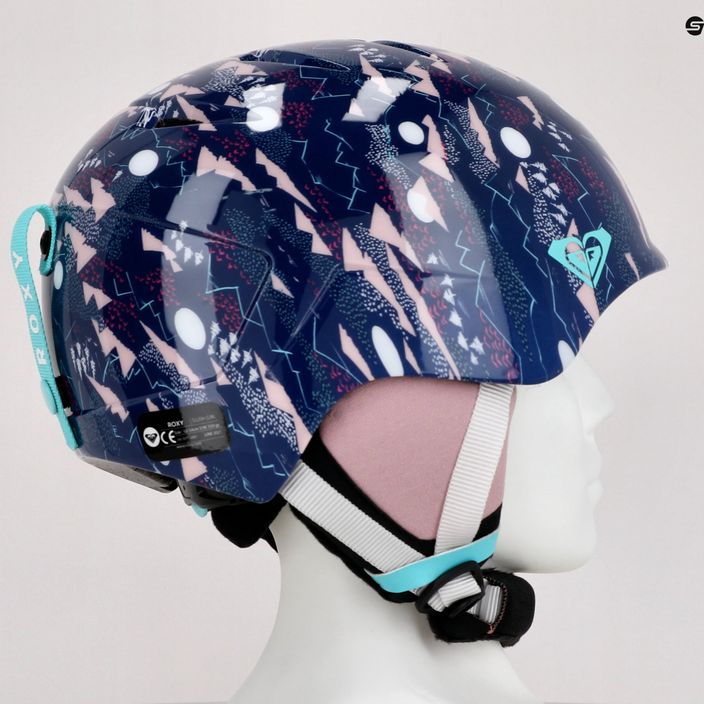 Children's snowboard helmet ROXY Slush Girl 2021 medieval blue 9