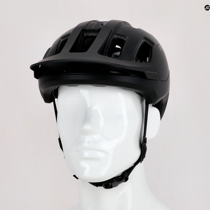 Bicycle helmet POC Axion uranium black matt 11