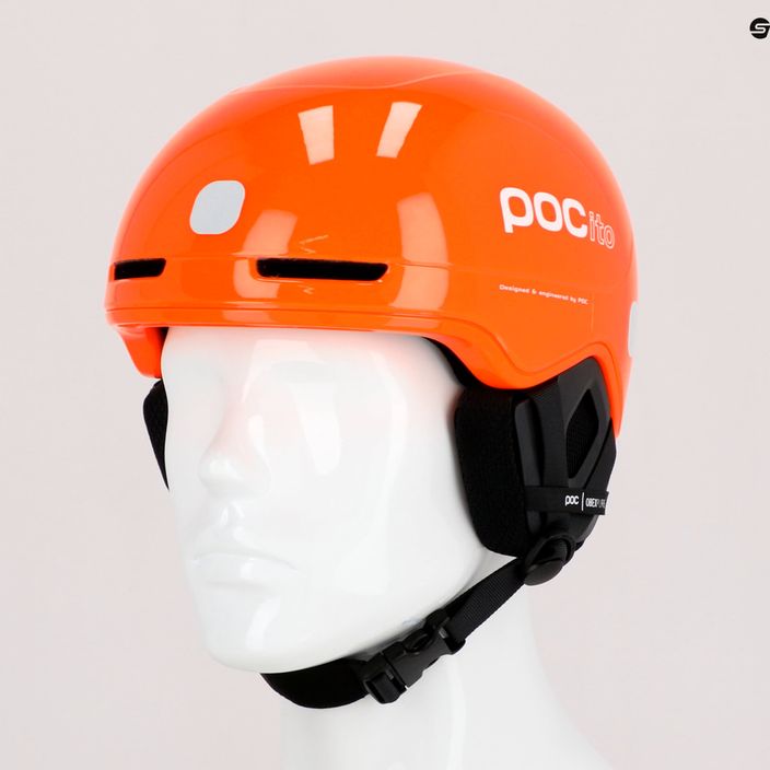 Children's ski helmets POC POCito Obex MIPS fluorescent orange 9
