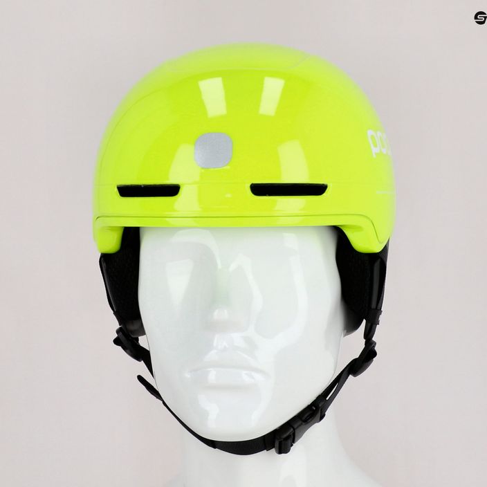 Children's ski helmets POC POCito Obex MIPS fluorescent yellow/green 9