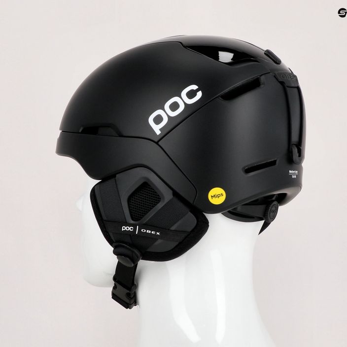 Ski helmet POC Obex MIPS uranium black matt 9