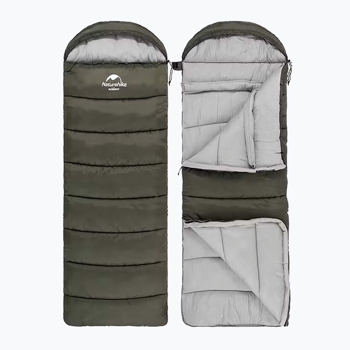 Naturehike U250 sleeping bag left army green 2