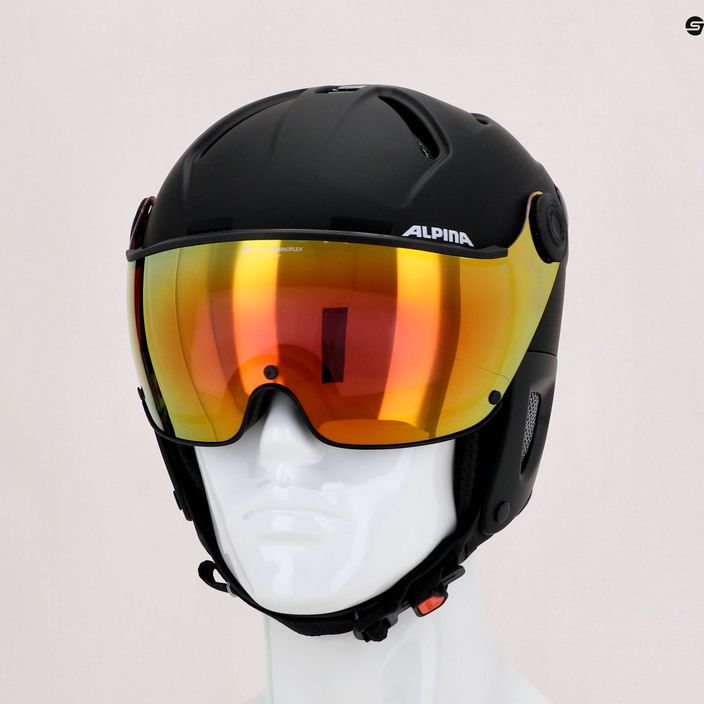 Ski helmet Alpina Attelas Visor QVM black matte 5