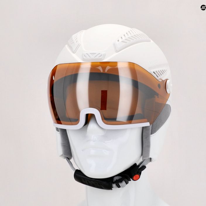 Women's ski helmet UVEX Hlmt 600 visor white 56/6/236/50 9