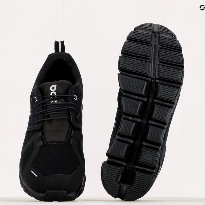 Men's running shoes On Cloud 5 Waterproof black 5998842 18