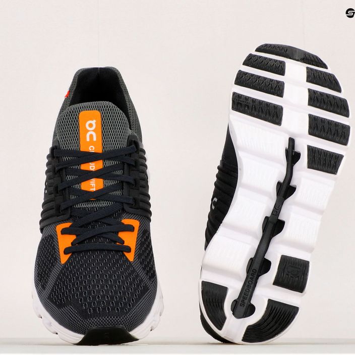 Men's running shoes On Cloudswift grey/black 4198397 17