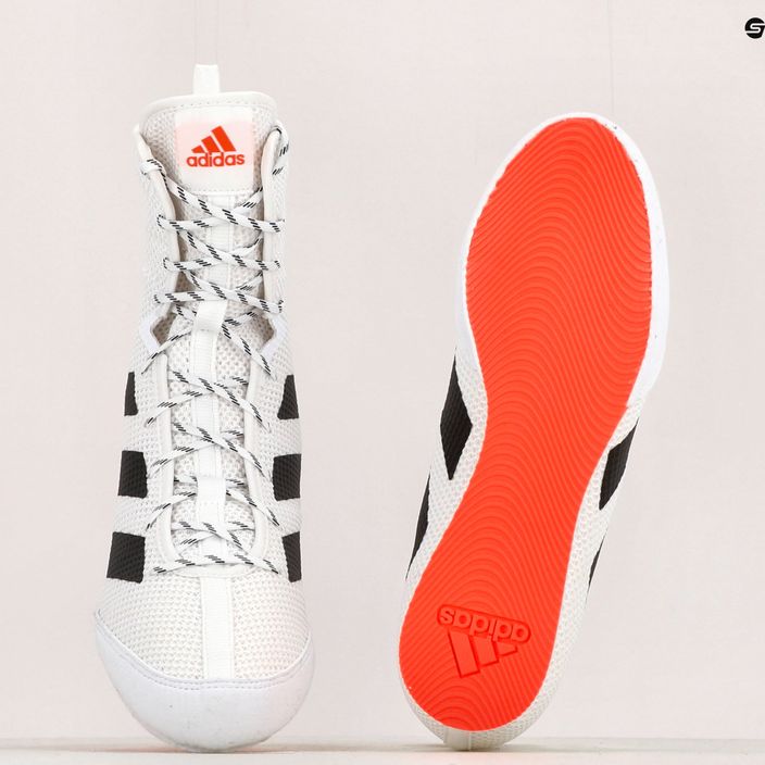 Boxing shoes adidas Box Hog 3 white and black GV9975 10