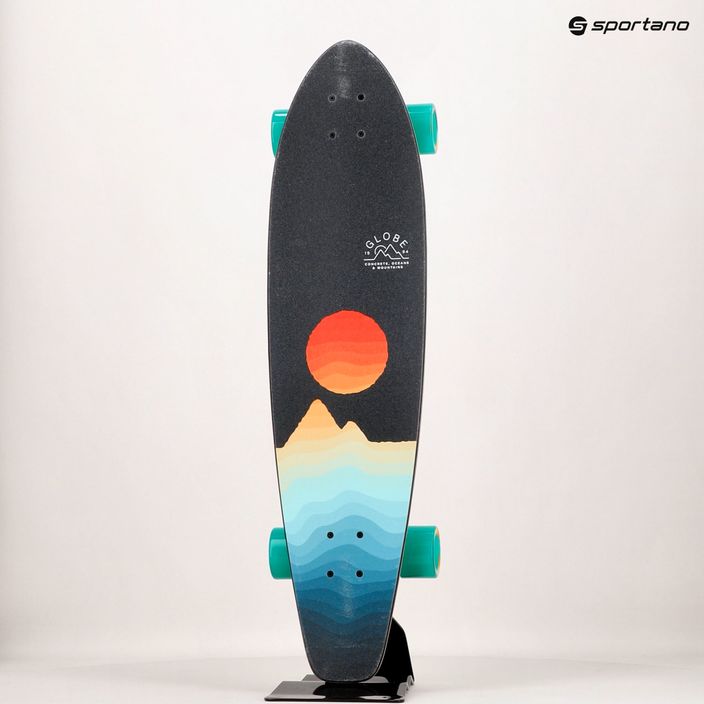 Globe Arcadia skateboard in colour 10525100_BLKMAPCHRM 11