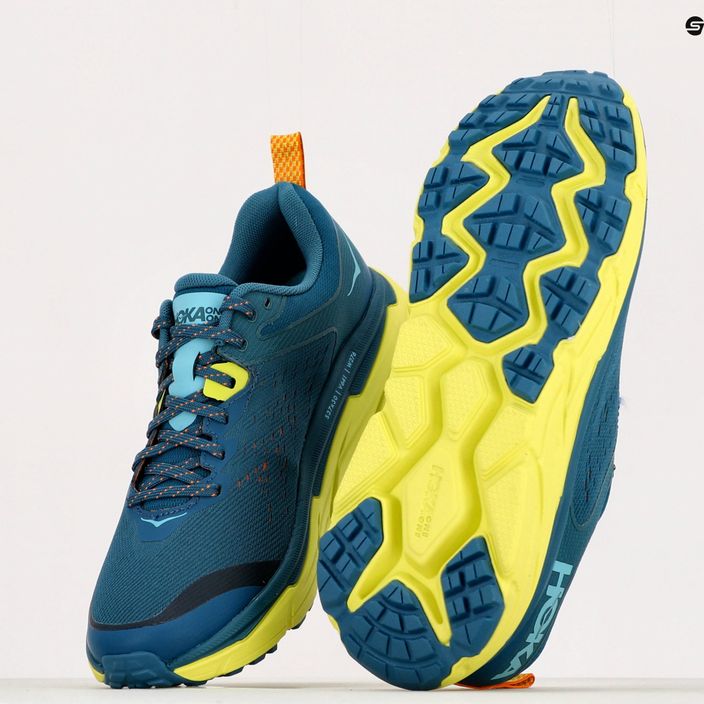 HOKA men's running shoes Challenger ATR 6 blue/yellow 1106510-BCEP 10