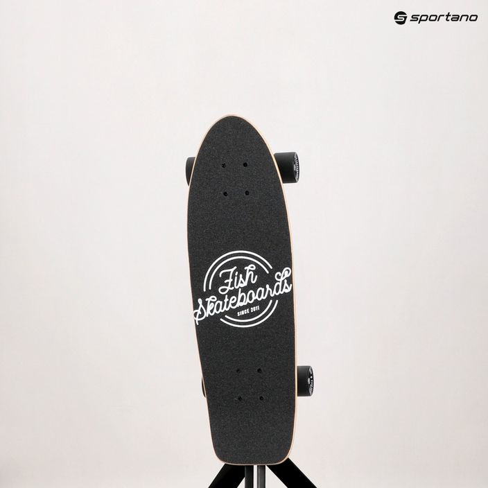 Fish Skateboards Alaia cruiser skateboard black CR-ALA-SIL-BLA 9