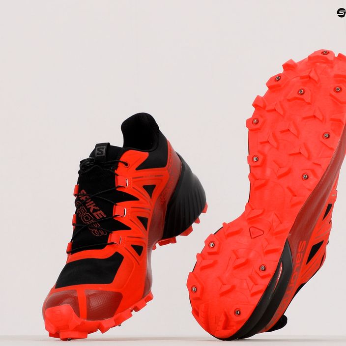 Salomon Spikecross 5 GTX men's running shoes red L40808200 11