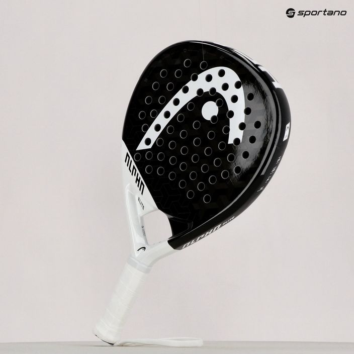 HEAD Graphene 360+ Alpha Elite paddle racket black and white 228151 11