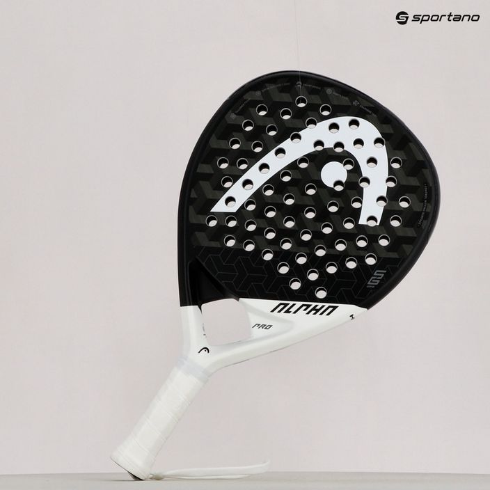 HEAD Graphene 360+ Alpha Pro paddle racquet black and white 228131 8