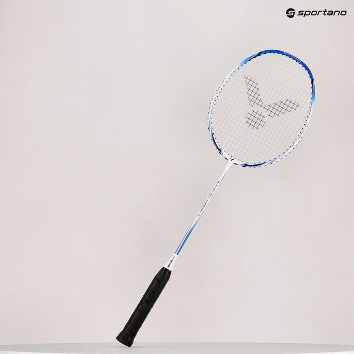 VICTOR Wavetec Magan 7 badminton racket blue and white 200023 7