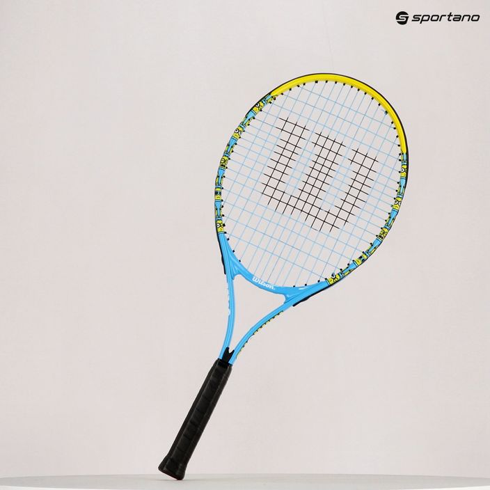 Wilson Minions 2.0 Jr 25 children's tennis racket blue/yellow WR097310H 12