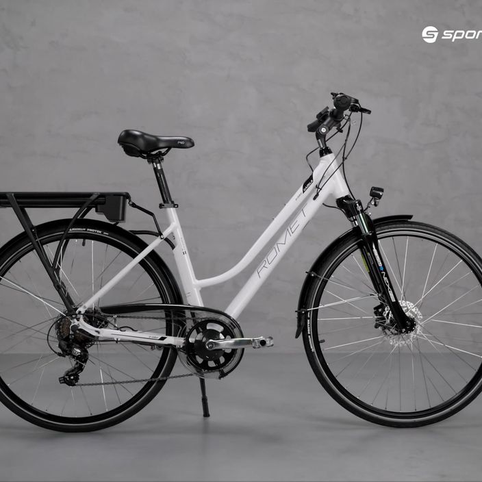 Women's electric bicycle Romet Gazela RM 1 white and black R22B-ELE-28-20-P-672 17
