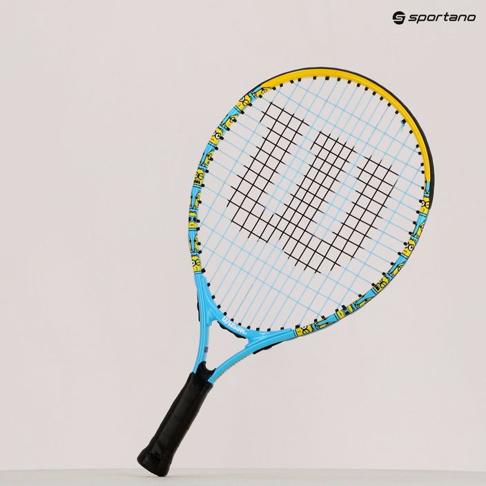 Wilson Minions 2.0 Jr 19 children's tennis racket blue/yellow WR097010H 8