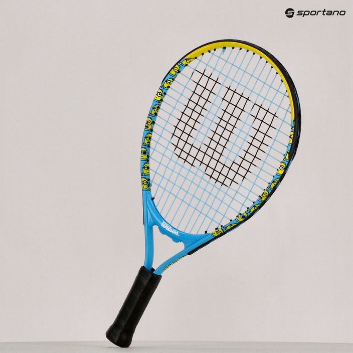 Wilson Minions 2.0 Jr 17 children's tennis racket blue/yellow WR096910H 8