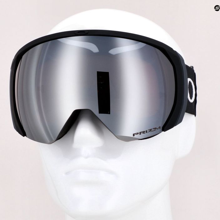 Oakley Flight Path matte black/prizm snow black iridium ski goggles OO7110-01 8