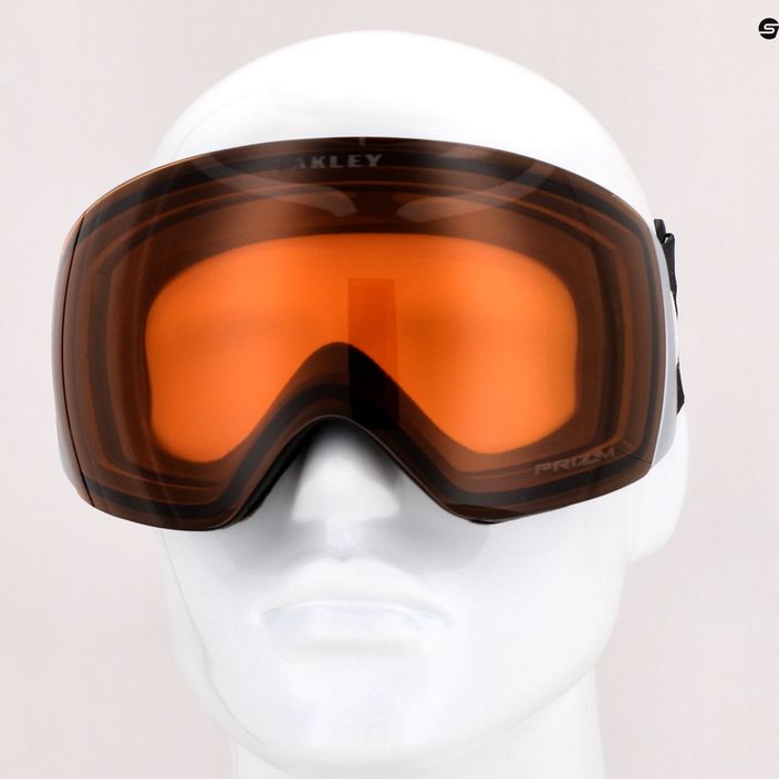 Oakley Flight Deck matte black/prizm snow persimmon ski goggles OO7050-75 7