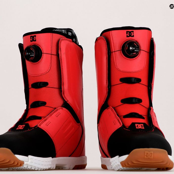 Men's snowboard boots DC Control Boa racing red 9