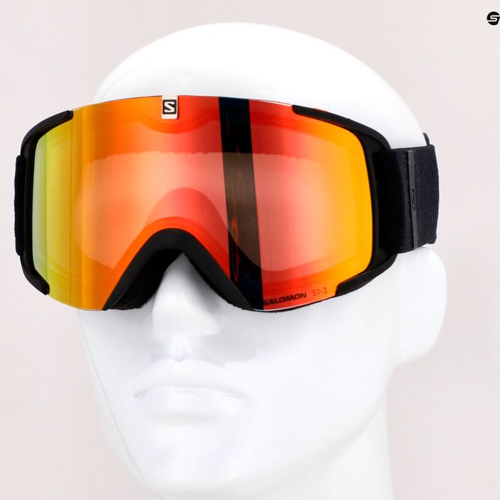 Salomon Xview Photo ski goggles black/aw red L40844100 7