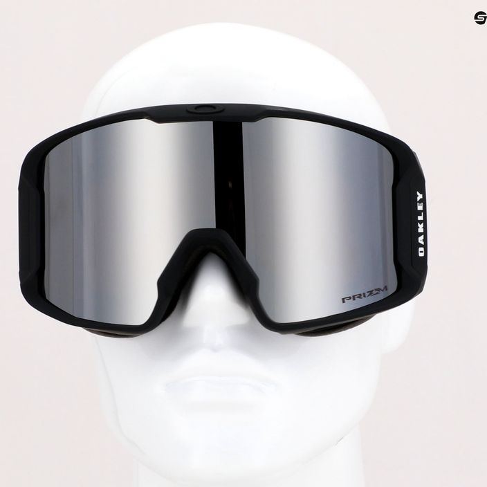 Oakley Line Miner matte black/prizm snow black iridium ski goggles OO7070-01 7