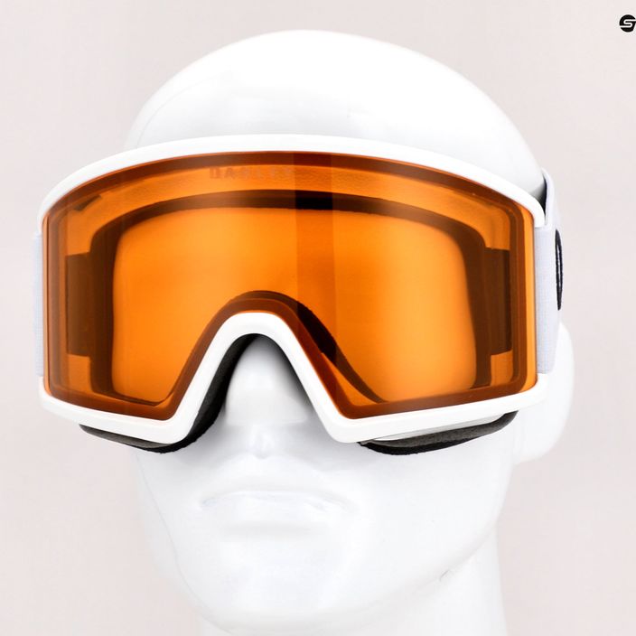 Oakley Target Line matte white/persimmon ski goggles OO7120-06 7