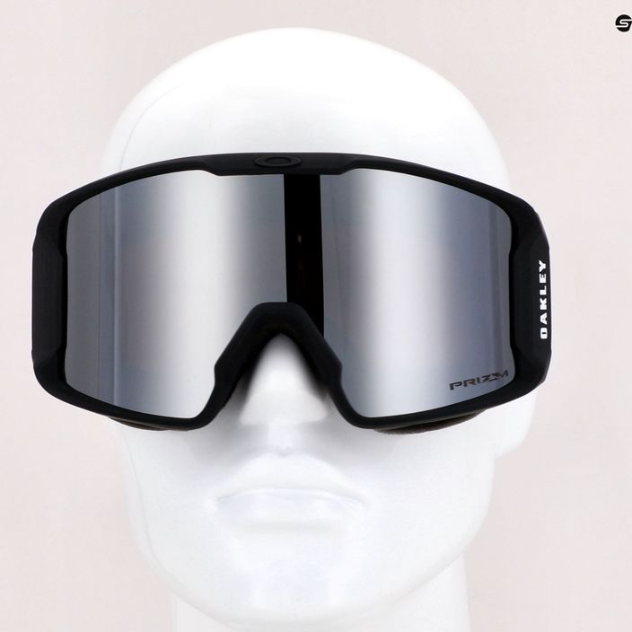 Oakley Line Miner matte black/prizm snow black iridium ski goggles OO7093-02 7