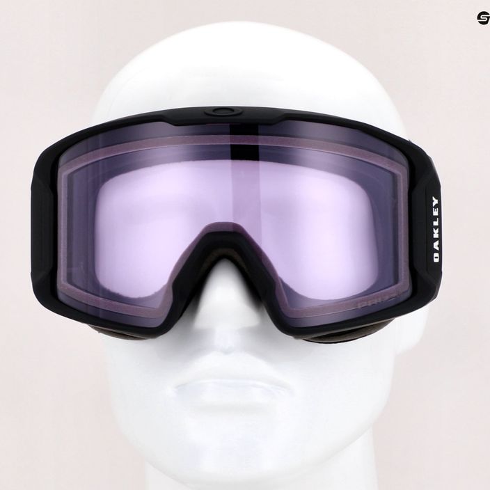 Oakley Line Miner matte black/prizm snow clear ski goggles OO7070-88 7