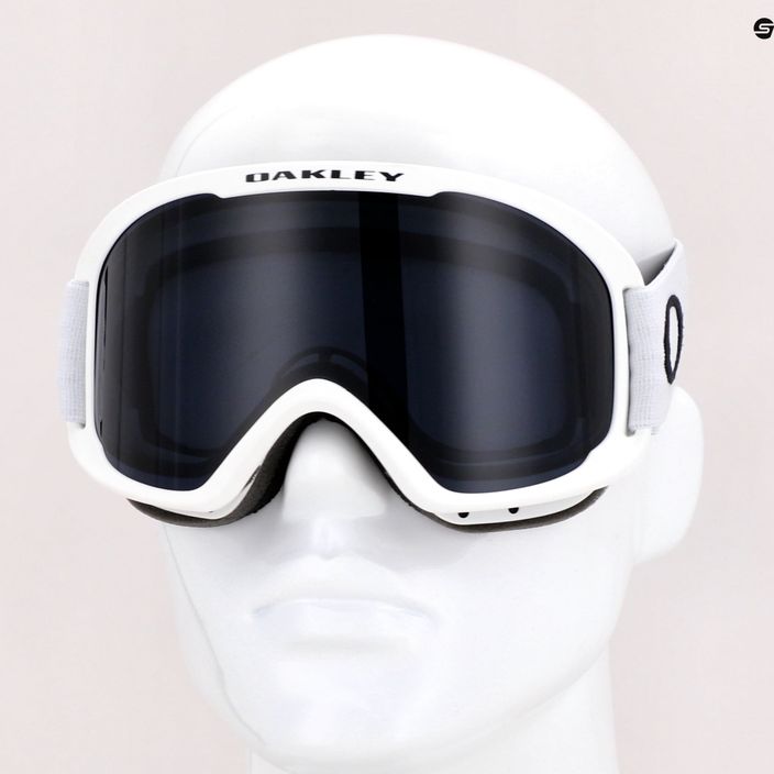 Oakley O-Frame 2.0 Pro matte white/dark grey ski goggles OO7125-04 7