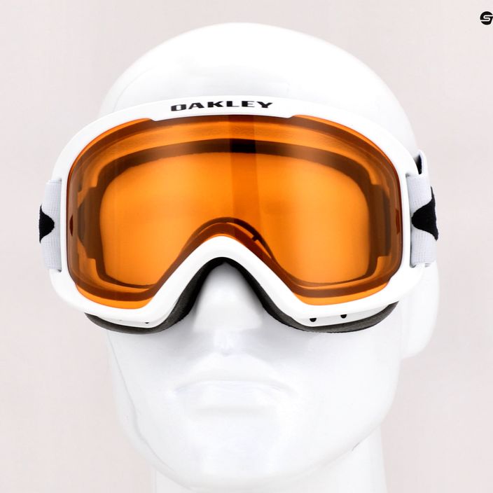 Oakley O-Frame 2.0 Pro matte white/persimmon ski goggles OO7125-03 7