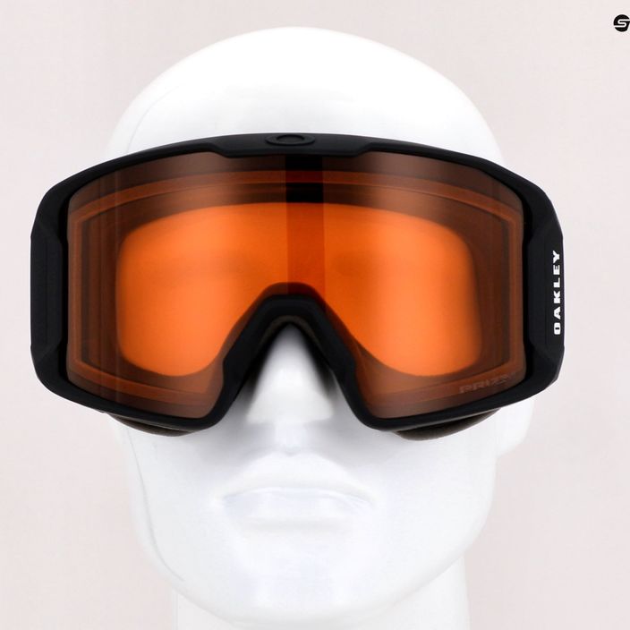 Oakley Line Miner matte black/prizm snow persimmon ski goggles OO7070-57 7