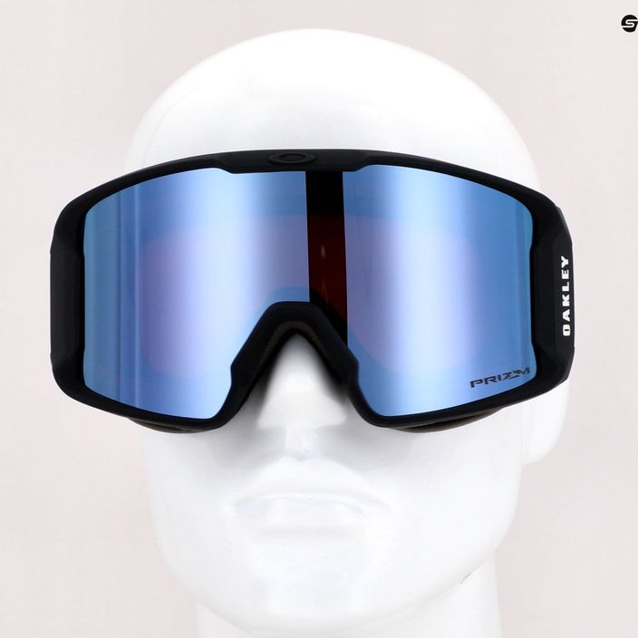 Oakley Line Miner matte black/prizm snow sapphire iridium ski goggles OO7093-03 7