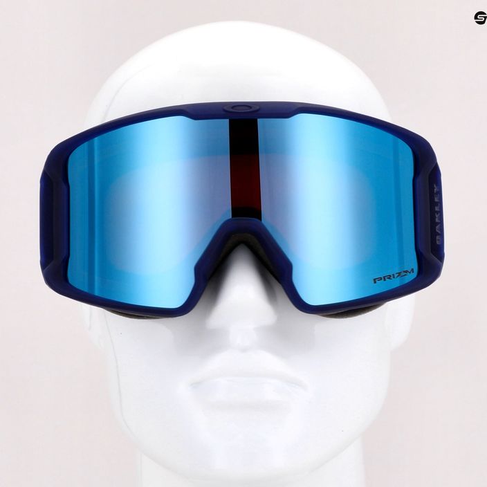 Oakley Line Miner ski goggles navy aura/prizm snow sapphire iridium OO7093-61 7