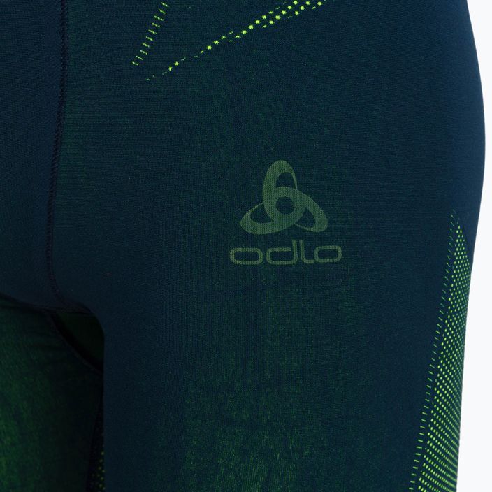 Men's thermal underwear ODLO Fundamentals Performance Warm Long green/green 196082/21022 7