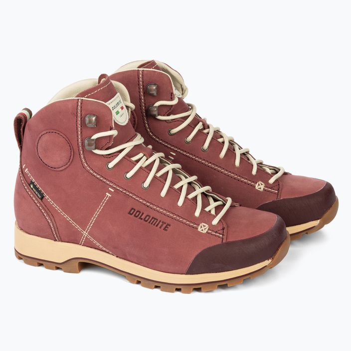 Women's trekking boots Dolomite 54 High Fg Gtx W's red 268009 0637 5