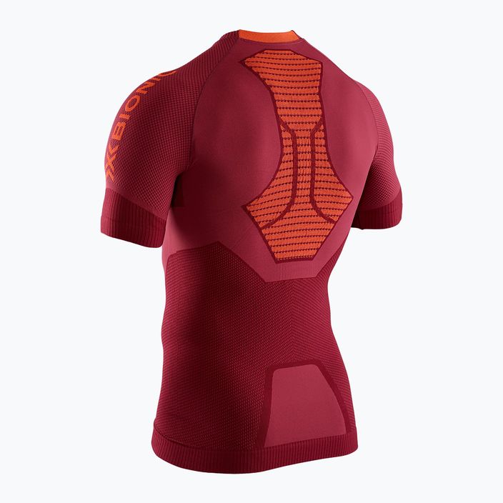 Men's X-Bionic Invent 4.0 Run Speed namib red/curcuma orange running shirt 2