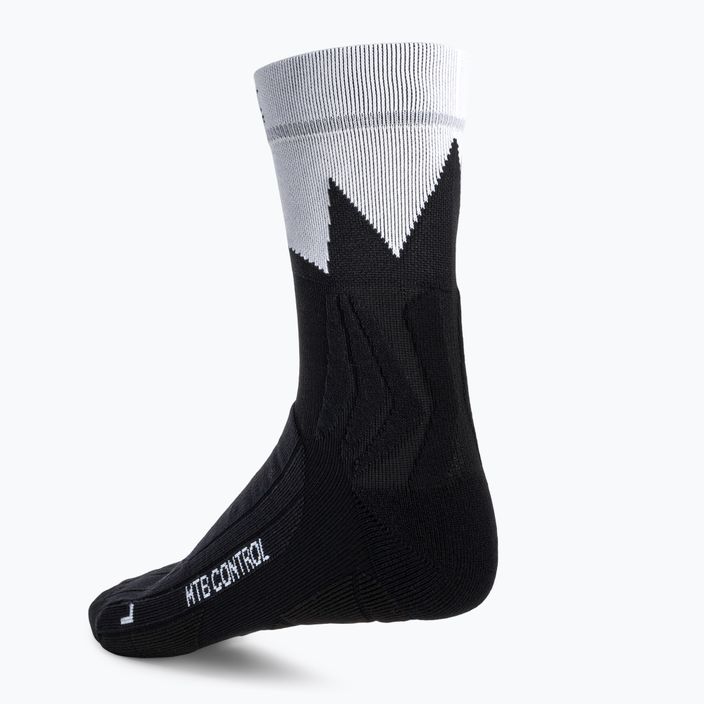 X-Socks MTB Control cycling socks black and white BS02S19U-B014 2