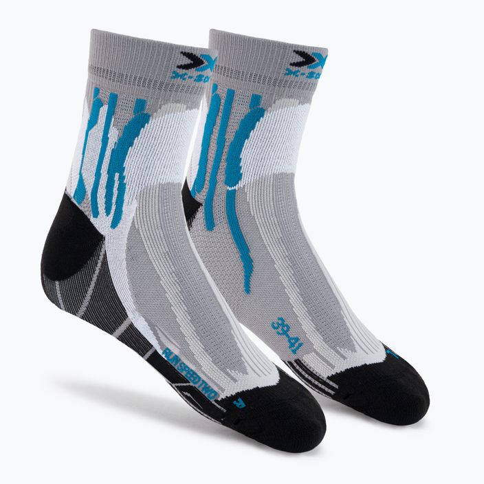 X-Socks Run Speed Two grey-black running socks RS16S19U-G004