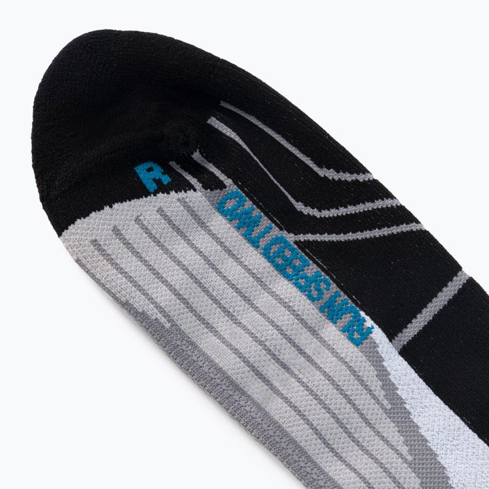 X-Socks Run Speed Two grey-black running socks RS16S19U-G004 5