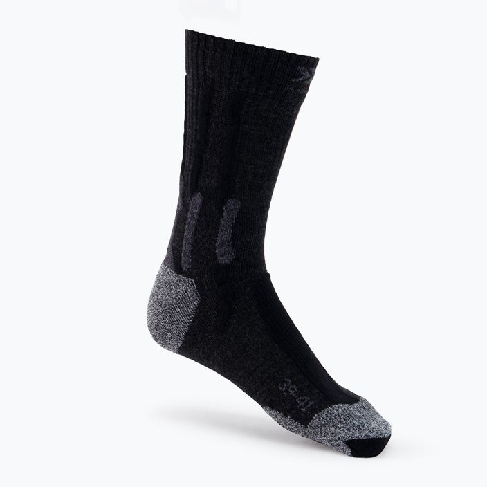 Men's trekking socks X-Socks Trek Silver black/grey TS07S19U-B010 2