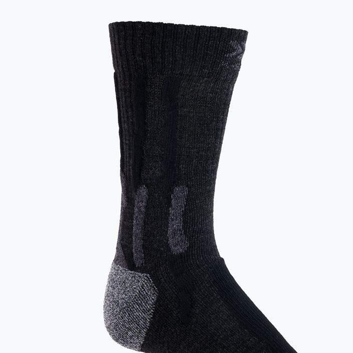 Men's trekking socks X-Socks Trek Silver black/grey TS07S19U-B010 4