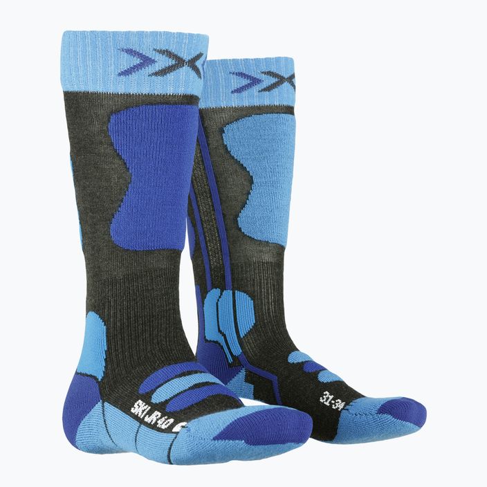 Children's ski socks X-Socks Ski 4.0 blue XSSS00W19J 4