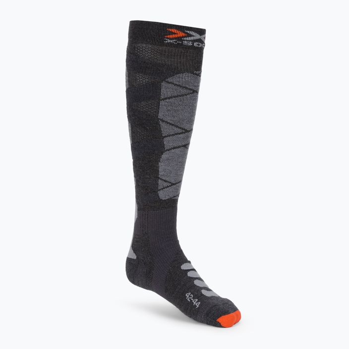 X-Socks Ski Silk Merino 4.0 grey socks XSSSKMW19U