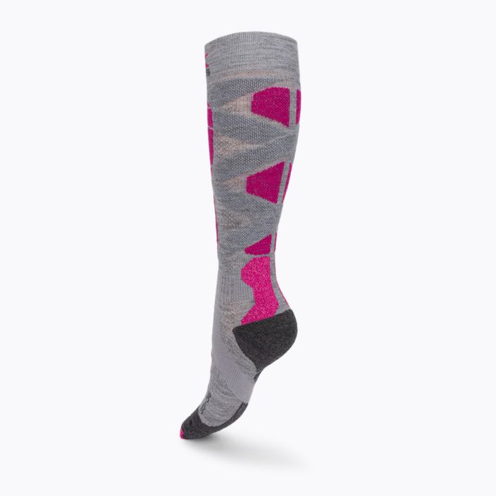 Women's ski socks X-Socks Ski Silk Merino 4.0 grey XSSSKMW19W 2