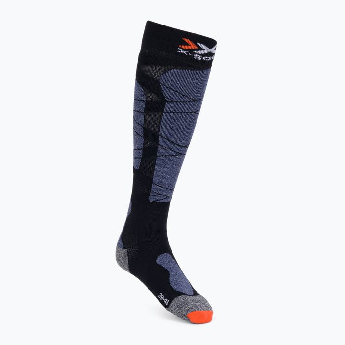 X-Socks Carve Silver 4.0 black-grey ski socks XSSS47W19U