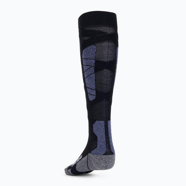 X-Socks Carve Silver 4.0 black-grey ski socks XSSS47W19U 2