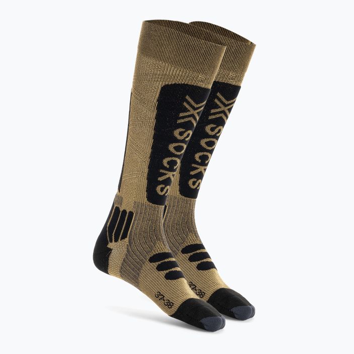 X-Socks Helixx Gold 4.0 ski socks brown XSSSXXW19U